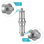 Giá Đỡ Đèn Flash Adapter Ren Vít Nhôm 1/4 Sang 3/8