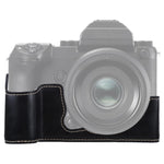 Đế Ốp Da PU Nửa Thân Máy Ảnh Ren 1/4 inch Cho FUJIFILM GFX 50S, Dành Cho FUJIFILM GFX 50S