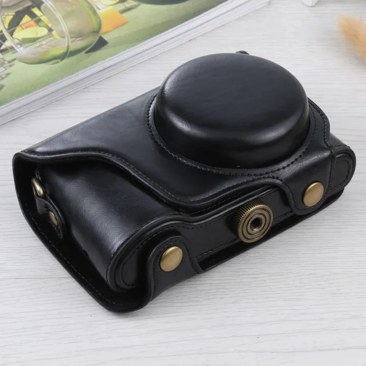 Túi Ốp Da PU Toàn Thân Máy Ảnh Có Dây Đeo Cho Samsung Galaxy Camera EK-GC100 / EK-GC110 / EK-GC200, Dành Cho Samsung Galaxy Camera EK-GC200, Dành Cho Samsung Galaxy Camera EK-GC100