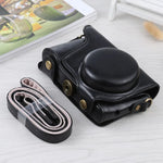Túi Ốp Da PU Toàn Thân Máy Ảnh Có Dây Đeo Cho Samsung Galaxy Camera EK-GC100 / EK-GC110 / EK-GC200, Dành Cho Samsung Galaxy Camera EK-GC200, Dành Cho Samsung Galaxy Camera EK-GC100