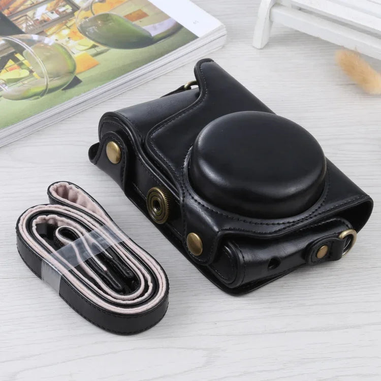 Túi Ốp Da PU Toàn Thân Máy Ảnh Có Dây Đeo Cho Samsung Galaxy Camera EK-GC100 / EK-GC110 / EK-GC200, Dành Cho Samsung Galaxy Camera EK-GC200, Dành Cho Samsung Galaxy Camera EK-GC100