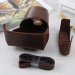 Full Body Camera PU Leather Case Bag with Strap for Olympus E-PL3 / E-PM1, For Olympus E-PL3