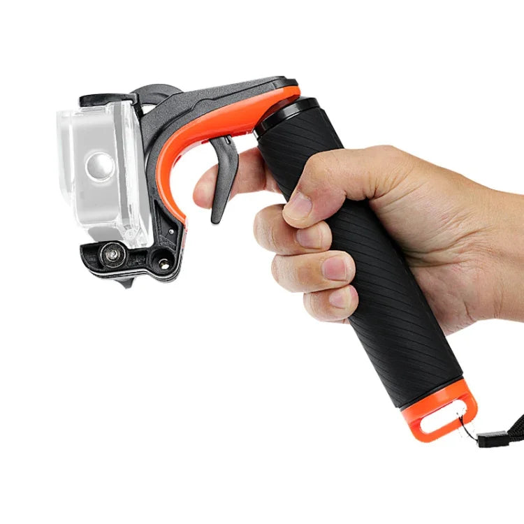 Nút Bấm Chụp + Tay Cầm Nổi Gậy Cân Bằng Lặn Có Dây Đeo Chống Mất Điều Chỉnh & Vít & Cờ Lê Cho GoPro HERO8 Black