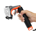 Nút Bấm Chụp + Tay Cầm Nổi Gậy Cân Bằng Lặn Có Dây Đeo Chống Mất Điều Chỉnh & Vít & Cờ Lê Cho GoPro HERO8 Black