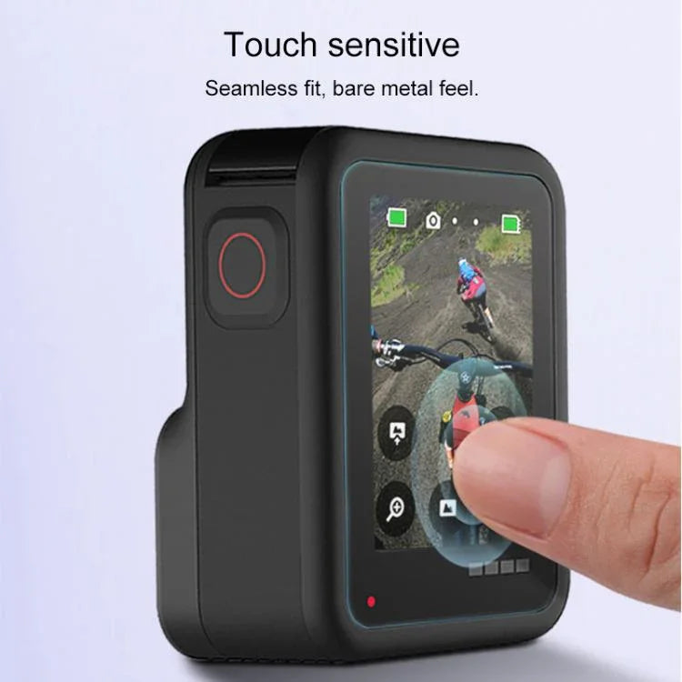 Miếng Dán Bảo Vệ Ống Kính HD + Miếng Dán Màn Hình LCD HD Cho Máy Ảnh GoPro HERO8 Black
