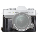 Đế nửa ốp da PU ren 1/4 inch cho máy ảnh FUJIFILM X-T10 / X-T20, Dành cho FUJIFILM XT10, Dành cho FUJIFILM XT10