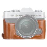 Đế nửa ốp da PU ren 1/4 inch cho máy ảnh FUJIFILM X-T10 / X-T20, Dành cho FUJIFILM XT10, Dành cho FUJIFILM XT10