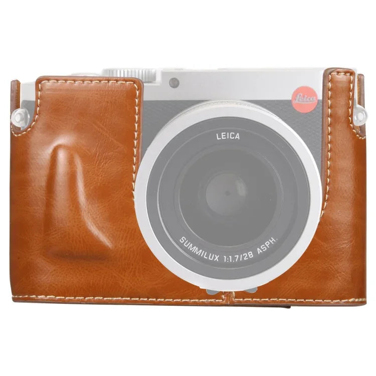 Đế Vỏ Da PU 1/4 inch Dành Cho Máy Ảnh Leica Q (Typ 116), Dành cho Leica Q