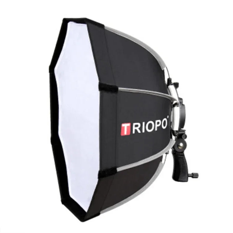 Hộp khuếch tán mềm hình bát giác parabol TRIOPO KS55 55cm cho đèn Speedlite Flash kèm tay cầm gắn giá đỡ, KS55