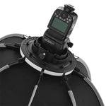 Hộp khuếch tán đèn flash TRIOPO KS90 90cm hình chóp lục giác với tay cầm gắn giá đỡ cho Speedlite, KS90