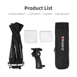 Hộp khuếch tán đèn flash TRIOPO KS90 90cm hình chóp lục giác với tay cầm gắn giá đỡ cho Speedlite, KS90