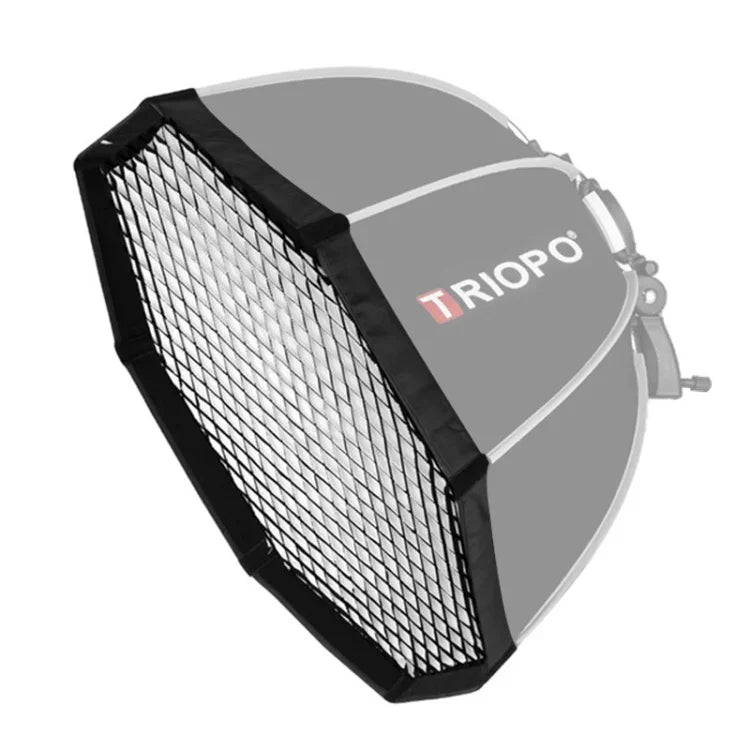 Hộp khuếch tán mềm hình bát giác lưới tổ ong TRIOPO S120 đường kính 120cm cho đèn Speedlite Flash studio, Đường kính 120cm