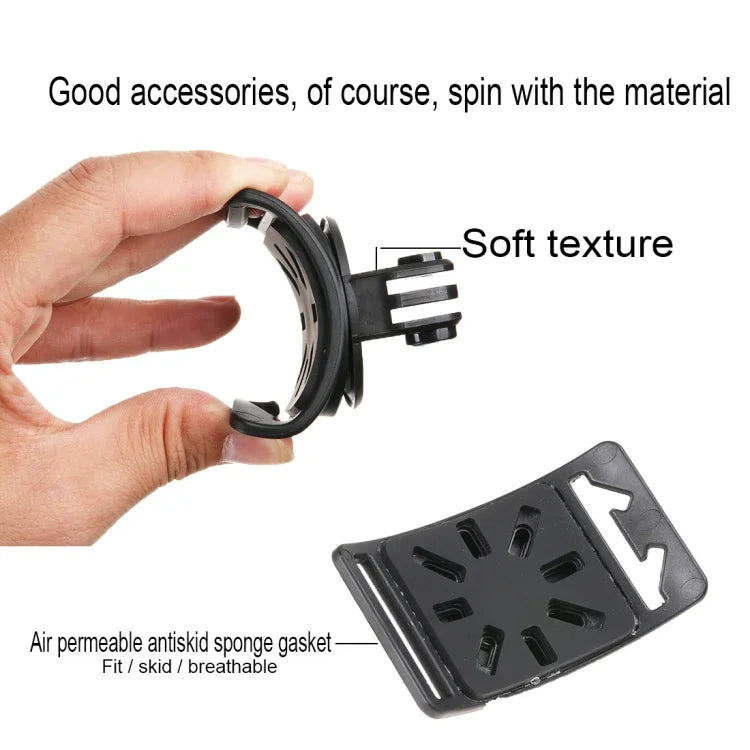 Dây đeo tay, cổ tay, cánh tay, chân 3 trong 1 GP278 với khớp xoay 360 độ cho GoPro, Insta360, DJI và các máy quay hành động khác, GP278