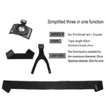 Dây đeo tay, cổ tay, cánh tay, chân 3 trong 1 GP278 với khớp xoay 360 độ cho GoPro, Insta360, DJI và các máy quay hành động khác, GP278