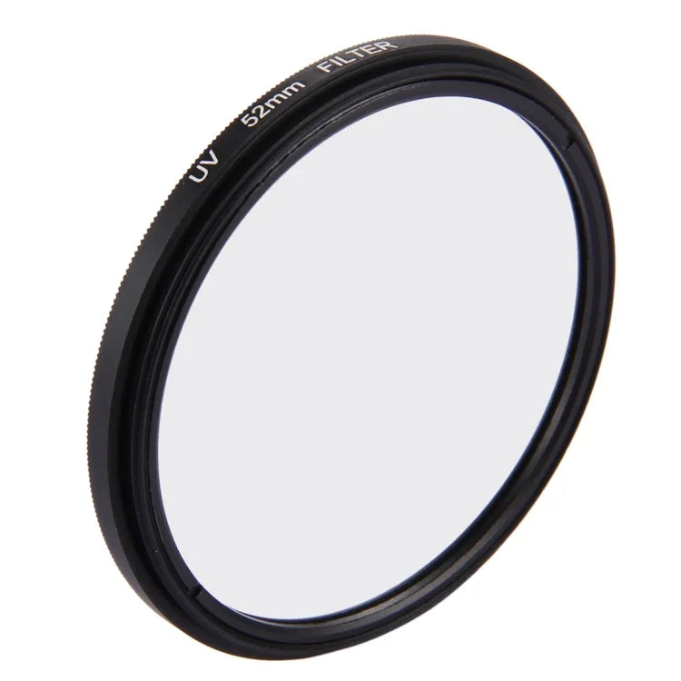 Bộ lọc ống kính UV tròn 3 trong 1 52mm kèm nắp cho GoPro HERO7 Black/6/5, Bộ lọc UV 52mm