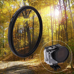 58mm Bộ Lọc Ống Kính CPL Tròn 3 trong 1 Có Nắp Cho GoPro HERO7 Black/6/5, 58mm CPL