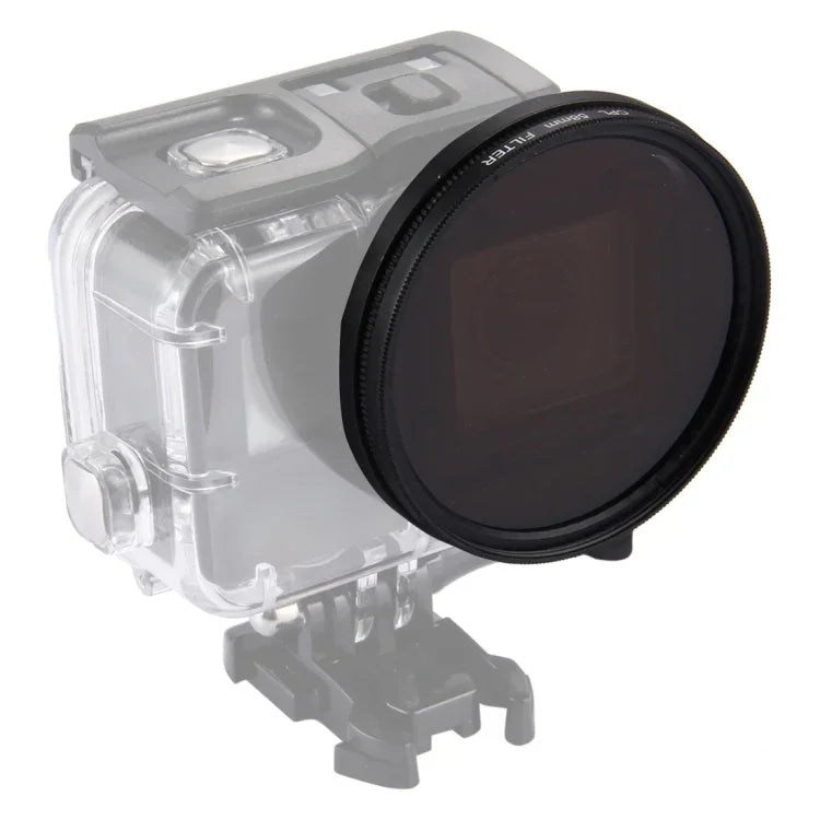 58mm Bộ Lọc Ống Kính CPL Tròn 3 trong 1 Có Nắp Cho GoPro HERO7 Black/6/5, 58mm CPL