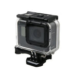 Vỏ bảo vệ chống nước cho GoPro HERO6 /5 + Nắp lưng rỗng có khóa, giá đỡ cơ bản & ốc vít, Vỏ chống nước
