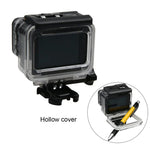 Vỏ bảo vệ chống nước cho GoPro HERO6 /5 + Nắp lưng rỗng có khóa, giá đỡ cơ bản & ốc vít, Vỏ chống nước