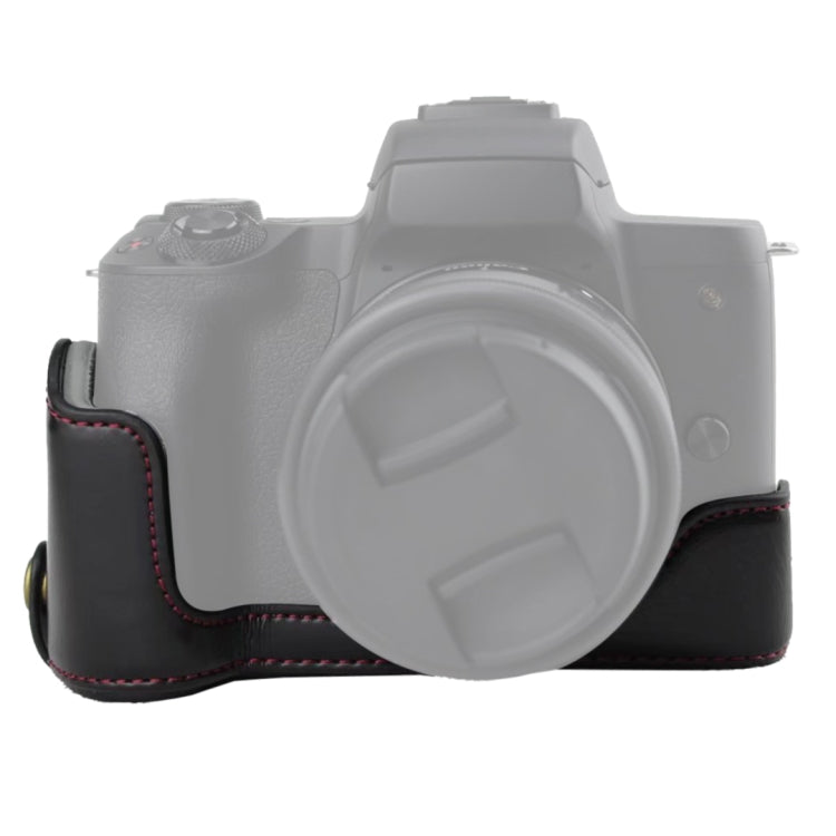 Đế Vỏ Nửa Máy Ảnh Da PU Ren 1/4 inch cho Canon EOS M50 / M50 Mark II, Cho Canon EOS M50