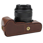 Đế Vỏ Nửa Máy Ảnh Da PU Ren 1/4 inch cho Canon EOS M50 / M50 Mark II, Cho Canon EOS M50