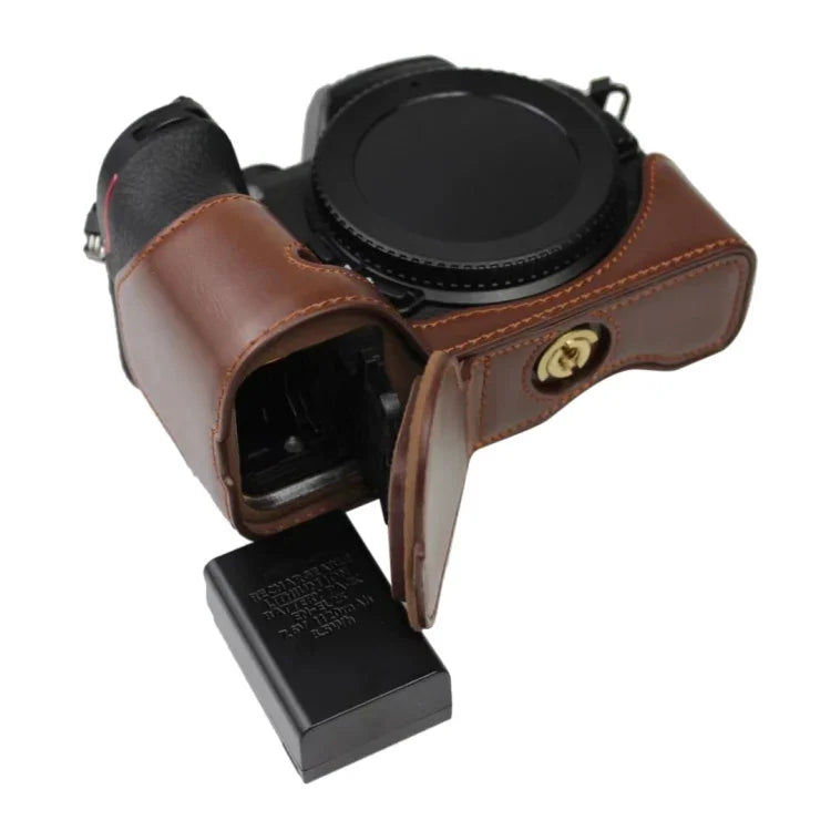 Đế Vỏ Nửa Máy Ảnh Da PU Ren 1/4 inch cho Nikon Z50, Cho Nikon Z50