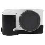 Đế nửa ốp da PU ren 1/4 inch cho máy ảnh Sony ZV-E10 / ZV-E10L, Dành cho Sony ZV-E10