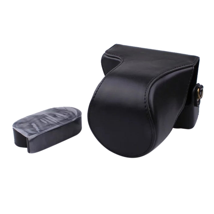 Túi Vỏ Da PU Bao Toàn Thân Máy Ảnh có Dây Đeo cho Canon EOS M200 (Ống Kính 15-55mm)