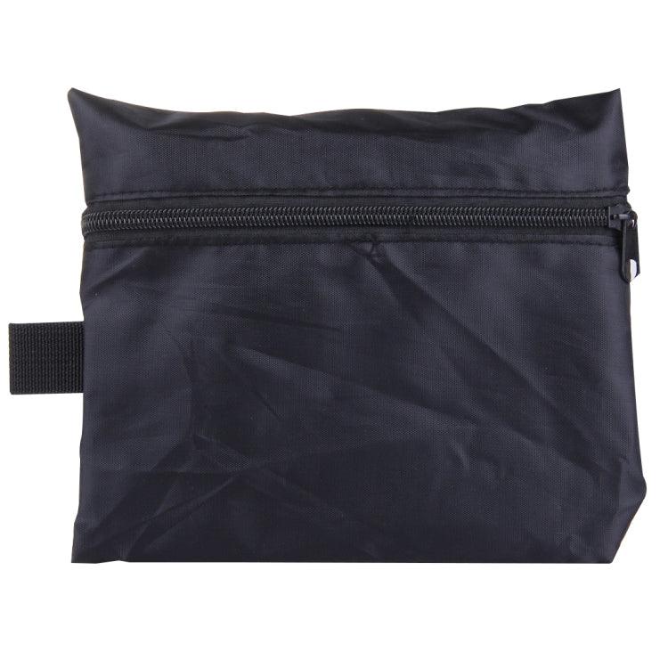 Hộp mềm gấp gọn cho đèn flash di động, không kèm giá đỡ đèn flash, kích thước: 15 x 17 cm (Đen + Trắng), hình chữ nhật 15x17cm