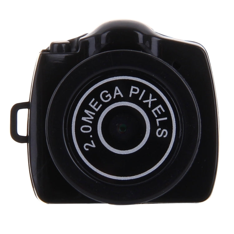 Máy ghi hình kỹ thuật số bỏ túi thể thao ngoài trời Y2000 HD Ultra-Mini DV, hỗ trợ thẻ Micro SD / TF tối đa 32GB (Đen), Y2000