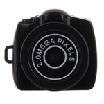 Máy ghi hình kỹ thuật số bỏ túi thể thao ngoài trời Y2000 HD Ultra-Mini DV, hỗ trợ thẻ Micro SD / TF tối đa 32GB (Đen), Y2000