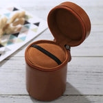 Túi đựng ống kính da PU khóa kéo kích thước trung bình cho ống kính máy ảnh DSLR, kích thước: 13x9x9cm, 13 x 9cm (Nâu), 13 x 9cm (Cà phê), 13 x 9cm (Đen)