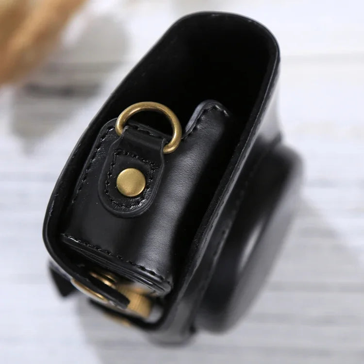 Túi đựng máy ảnh toàn thân bằng da PU có dây đeo cho Canon PowerShot SX730 HS / SX720 HS, dành cho SX730 HS