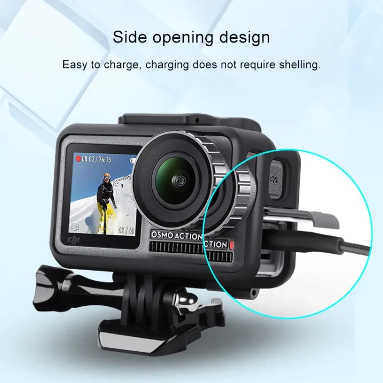 Hộp Bảo Vệ Chống Sốc PC+ABS Cho Máy Ảnh Thể Thao DJI Osmo Action 1, PC+ABS