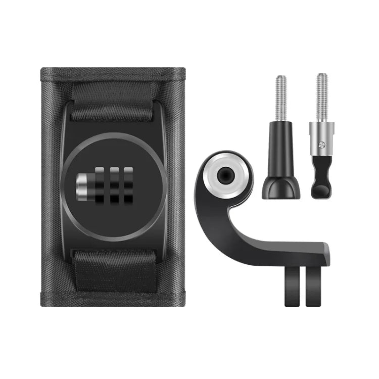 Kẹp gắn ba lô móc và vòng dán Rec-Mounts với vít cho GoPro, Insta360, DJI và các máy quay hành động khác