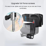 Giá Kẹp Ba Lô Quay 360 Độ Kiểu J RUIGPRO Có Vít Cho GoPro HERO9 Black / HERO8 Black / HERO7 /6 /5, DJI Osmo Action, Xiaoyi và Các Máy Ảnh Hành Động Khác