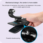 Giá Kẹp Ba Lô Quay 360 Độ Kiểu J RUIGPRO Có Vít Cho GoPro HERO9 Black / HERO8 Black / HERO7 /6 /5, DJI Osmo Action, Xiaoyi và Các Máy Ảnh Hành Động Khác