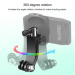 Giá Kẹp Ba Lô Quay 360 Độ Kiểu J RUIGPRO Có Vít Cho GoPro HERO9 Black / HERO8 Black / HERO7 /6 /5, DJI Osmo Action, Xiaoyi và Các Máy Ảnh Hành Động Khác