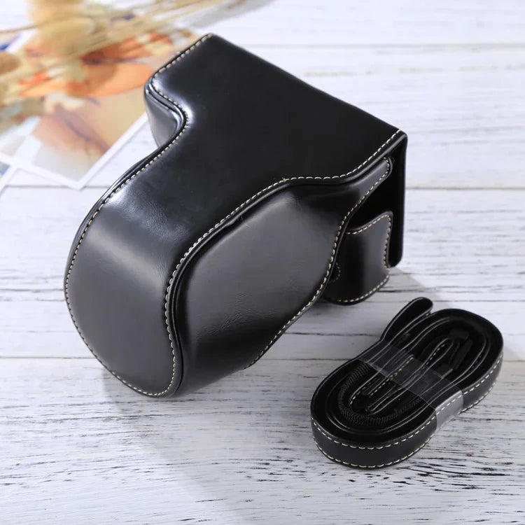 Túi ốp da PU toàn thân có dây đeo cho FUJIFILM X-A3 / X-A2/ X-M1 / X-A10 (ống kính 16-50mm / 18-55mm / XF 35mm), Dành cho FUJI X-A3