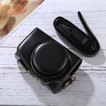 Túi Da PU Bọc Toàn Thân Máy Ảnh có Dây Đeo cho Canon PowerShot G7 X Mark II, Dành cho Canon PowerShot G7 X Mark II, Dành cho G7X Mark II, Dành cho G7X II