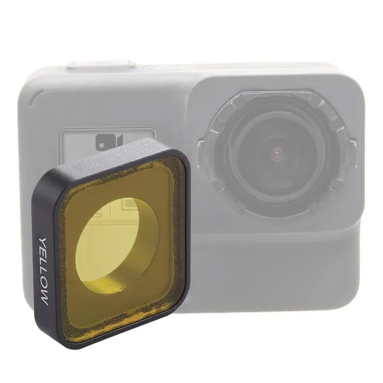 Bộ Lọc Ống Kính Màu Snap-on Cho GoPro HERO6 /5, Màu Vàng, Màu Đỏ