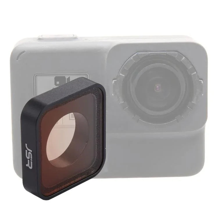 Bộ lọc ống kính màu chuyển sắc JSR Snap-on cho GoPro HERO6 /5, Màu chuyển sắc (Cam), Màu chuyển sắc (Xanh dương)