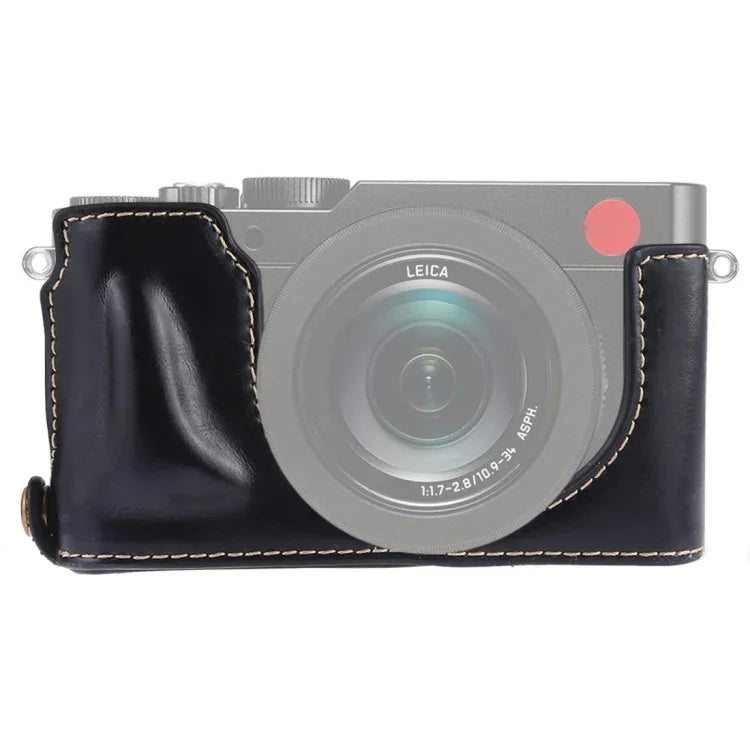 Đế ốp nửa máy ảnh bằng da PU ren 1/4 inch cho Leica DLUX TYP 109, Dành cho Leica D109, Dành cho Leica D901