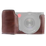 Đế ốp nửa máy ảnh bằng da PU ren 1/4 inch cho Leica TL (Typ 701), Dành cho Leica T701