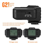 Bộ kích đèn flash không dây TRIOPO G2 2.4G nhận/phát TTL tốc độ cao cho máy ảnh Canon, G2 dành cho máy ảnh Canon