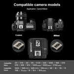 Bộ kích đèn flash không dây TRIOPO G2 2.4G nhận/phát TTL tốc độ cao cho máy ảnh Canon, G2 dành cho máy ảnh Canon