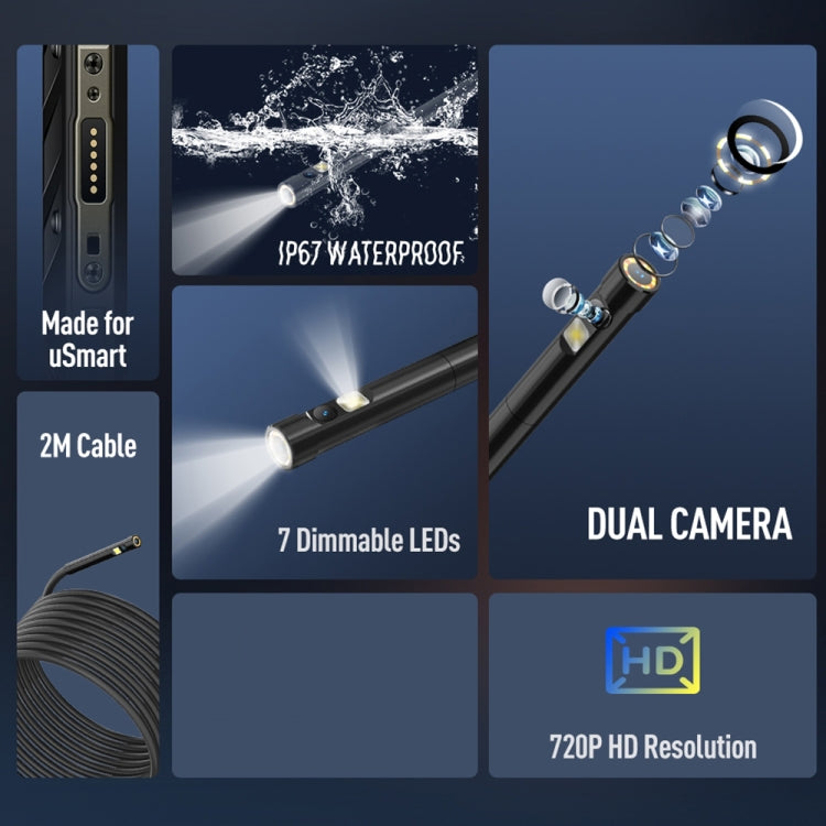Nội soi kỹ thuật số chống nước IP67 Endoscope E2 cho Ulefone Armor 9 / 9E / Power Armor 13 / 16 Pro / 18T / Armor Pad, uSmart E2