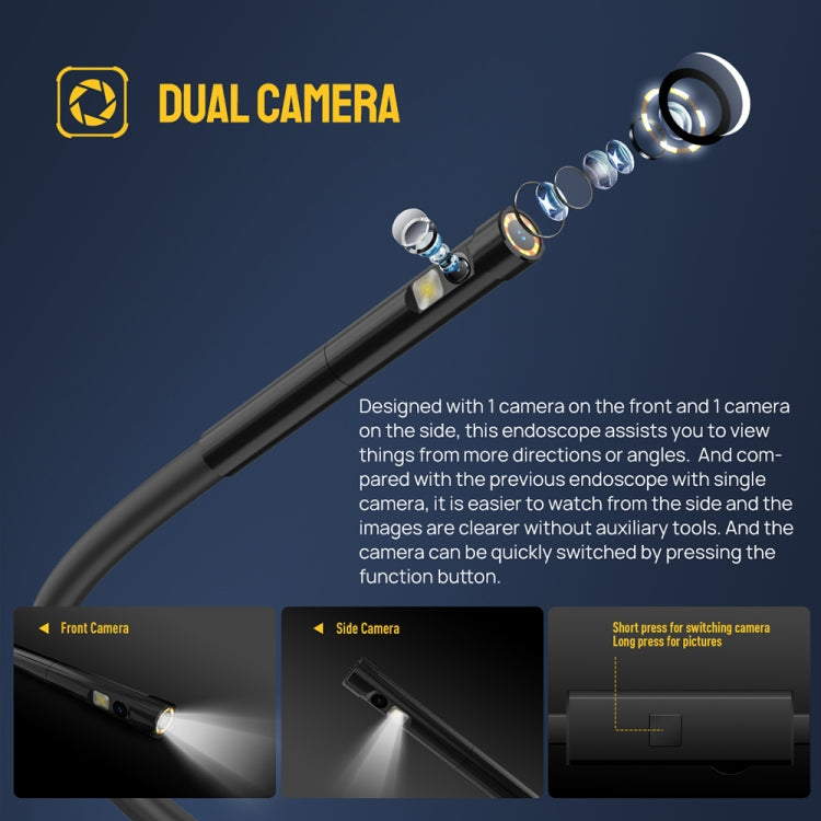 Nội soi kỹ thuật số chống nước IP67 Endoscope E2 cho Ulefone Armor 9 / 9E / Power Armor 13 / 16 Pro / 18T / Armor Pad, uSmart E2
