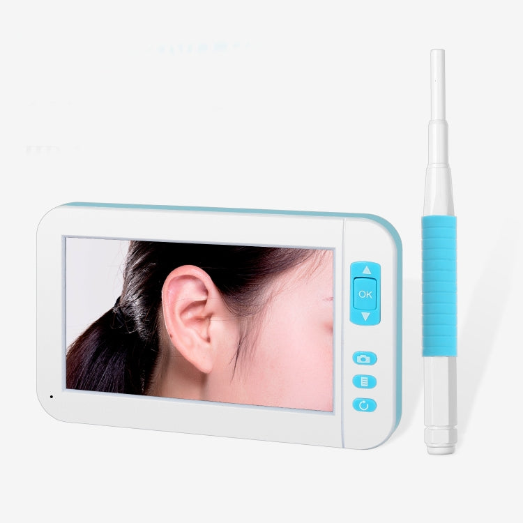 C01 Màn hình 4.3 inch hiển thị Nội soi tai trực quan HD1080P với 6 đèn LED, Đường kính: 3.9mm, C01 3.9mm