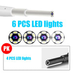 C01 Màn hình 4.3 inch hiển thị Nội soi tai trực quan HD1080P với 6 đèn LED, Đường kính: 3.9mm, C01 3.9mm
